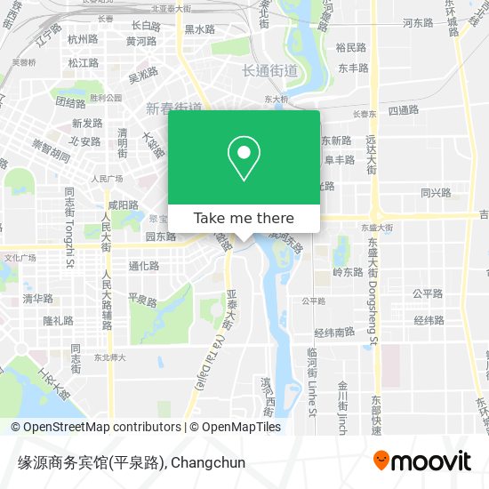 缘源商务宾馆(平泉路) map
