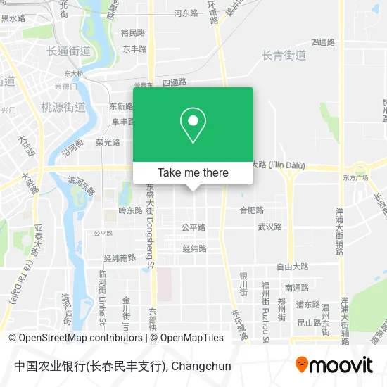 中国农业银行(长春民丰支行) map