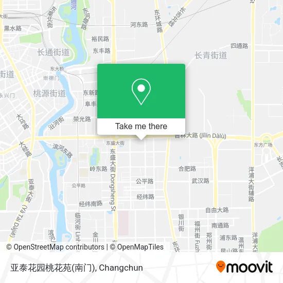 亚泰花园桃花苑(南门) map