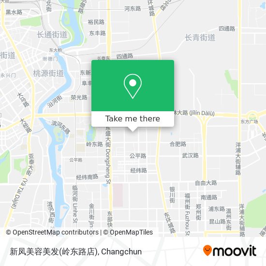 新凤美容美发(岭东路店) map