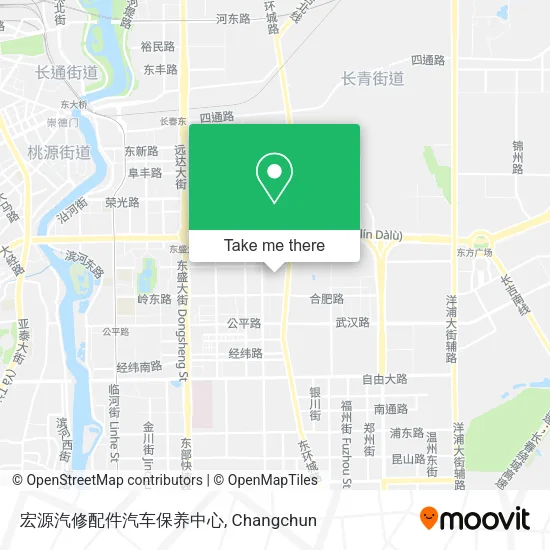 宏源汽修配件汽车保养中心 map
