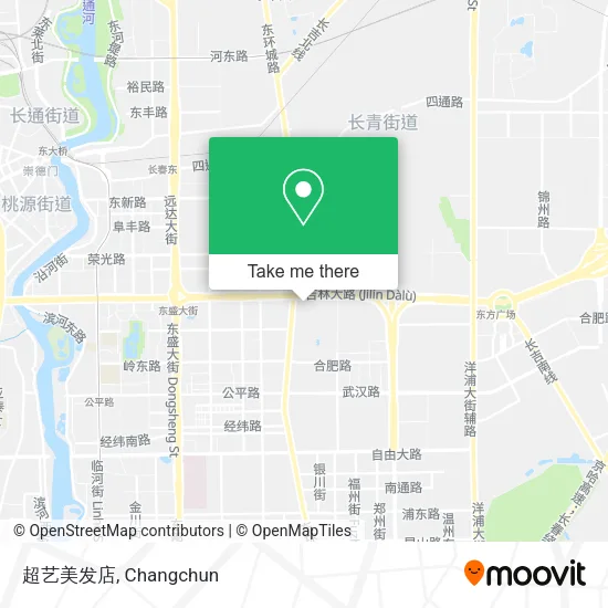 超艺美发店 map