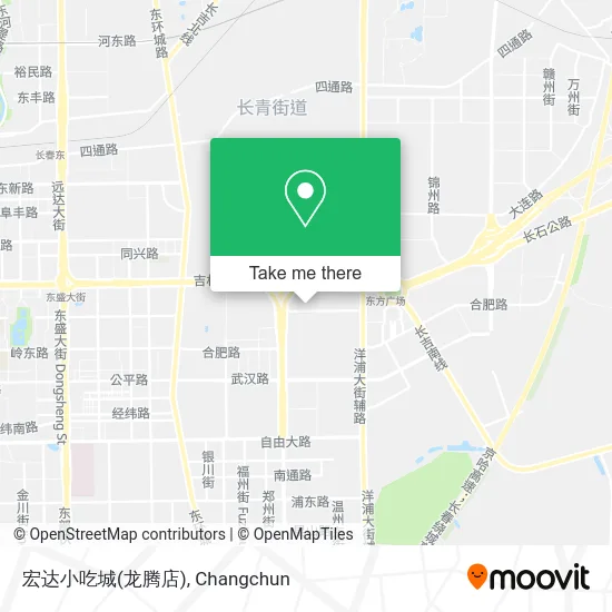 宏达小吃城(龙腾店) map