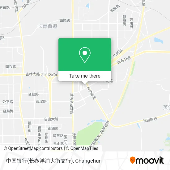 中国银行(长春洋浦大街支行) map
