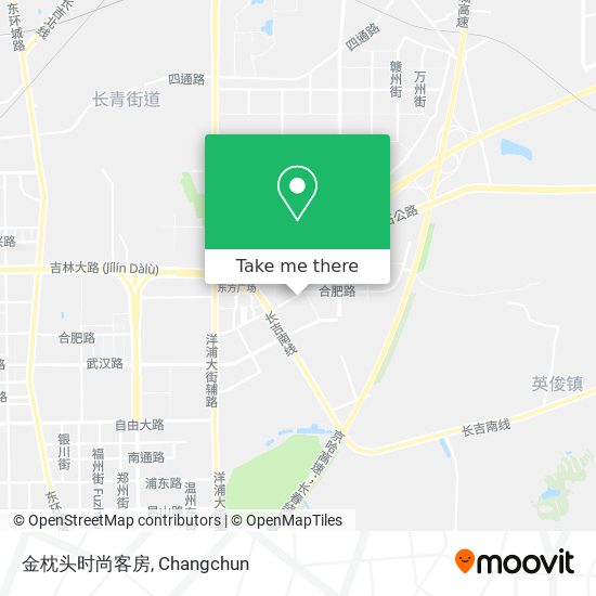 金枕头时尚客房 map