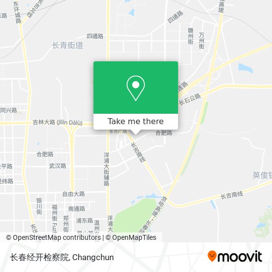 长春经开检察院 map