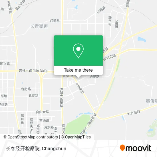 长春经开检察院 map