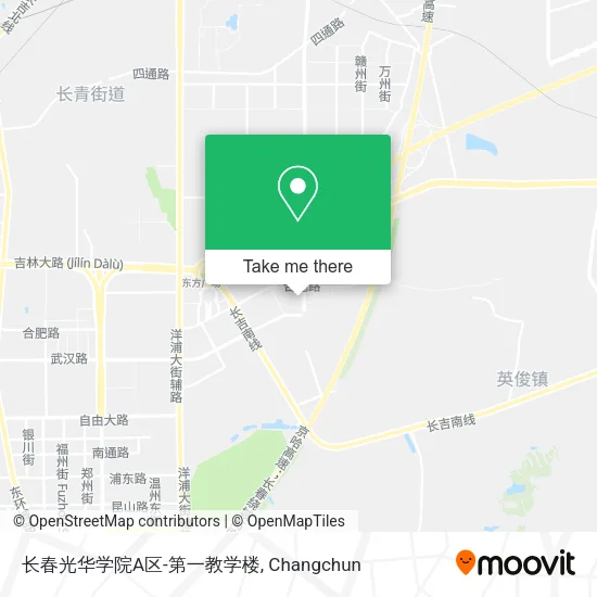 长春光华学院A区-第一教学楼 map