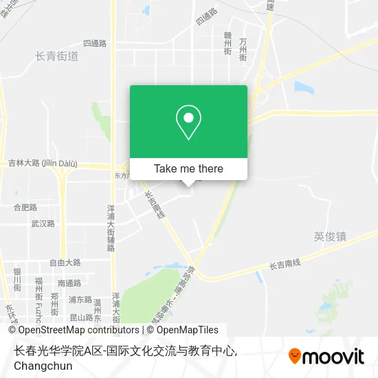 长春光华学院A区-国际文化交流与教育中心 map