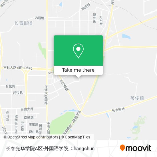 长春光华学院A区-外国语学院 map