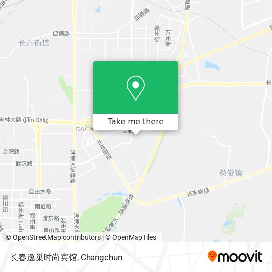 长春逸巢时尚宾馆 map
