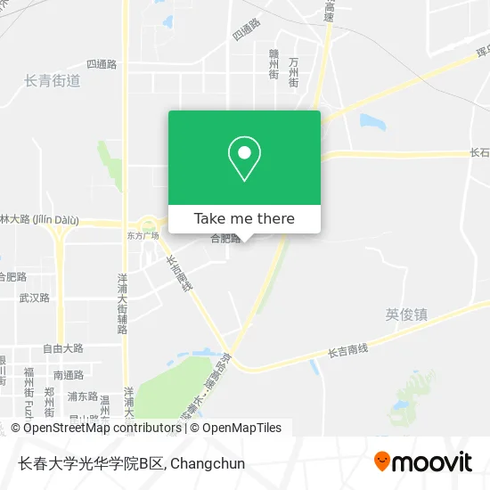 长春大学光华学院B区 map