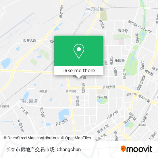 长春市房地产交易市场 map