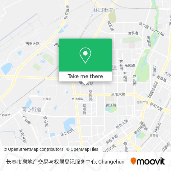 长春市房地产交易与权属登记服务中心 map