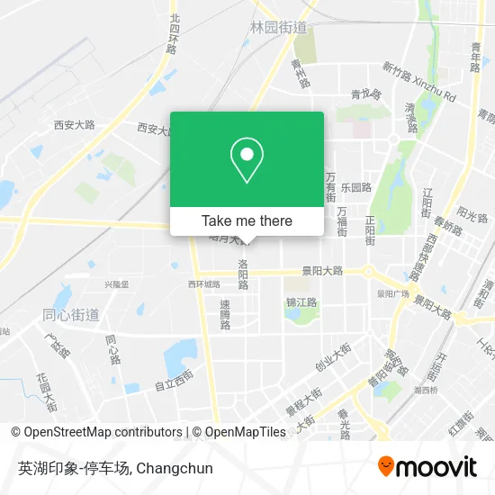 英湖印象-停车场 map