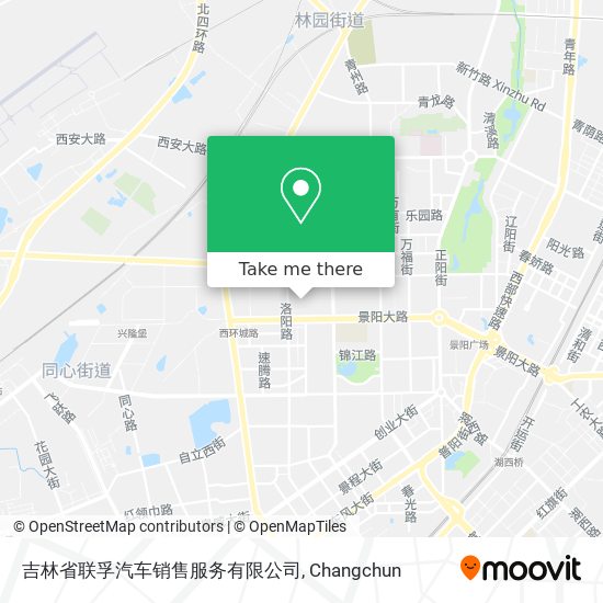 吉林省联孚汽车销售服务有限公司 map