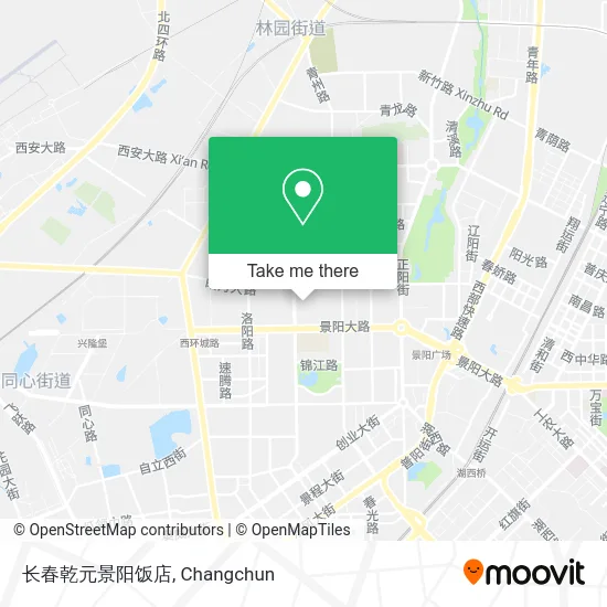 长春乾元景阳饭店 map