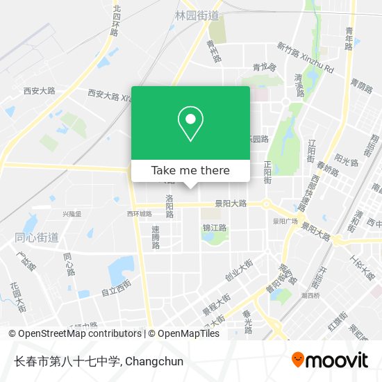 长春市第八十七中学 map
