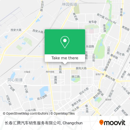 长春汇腾汽车销售服务有限公司 map