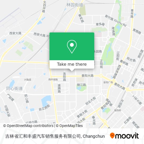 吉林省汇和丰盛汽车销售服务有限公司 map