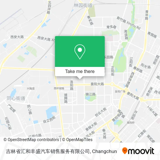吉林省汇和丰盛汽车销售服务有限公司 map