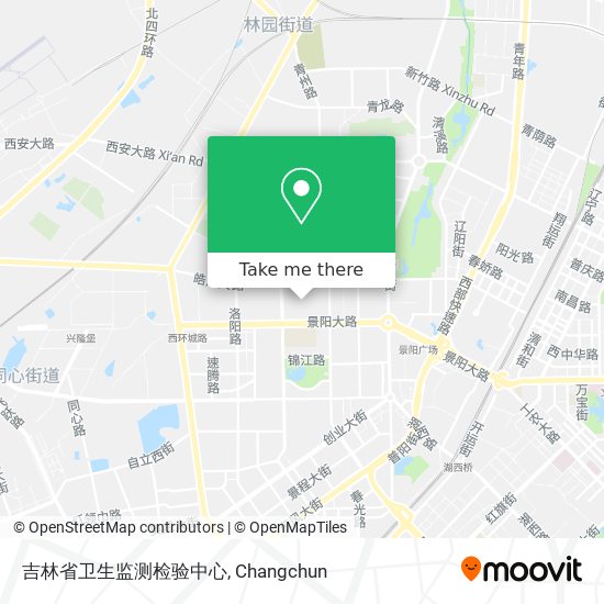 吉林省卫生监测检验中心 map