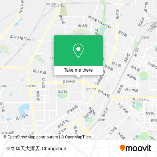 长春华天大酒店 map
