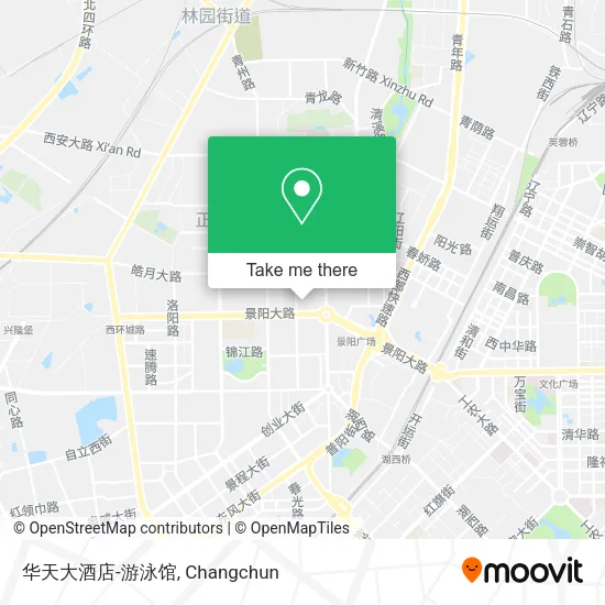 华天大酒店-游泳馆 map
