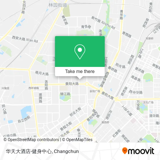 华天大酒店-健身中心 map