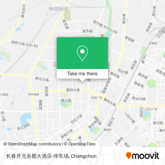 长春开元名都大酒店-停车场 map
