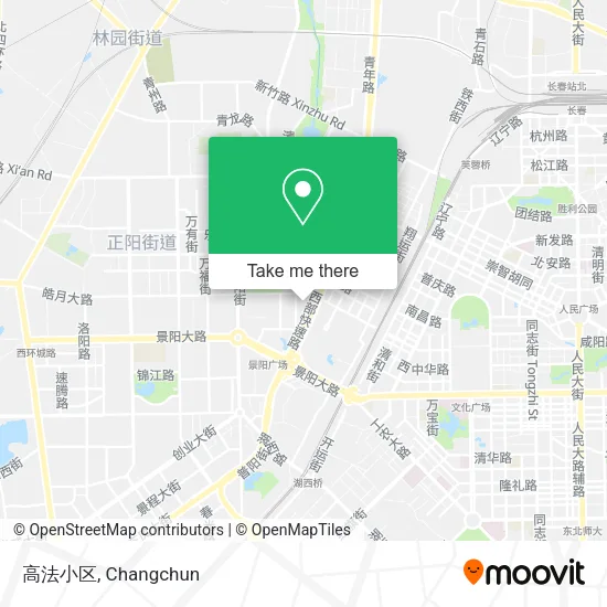 高法小区 map