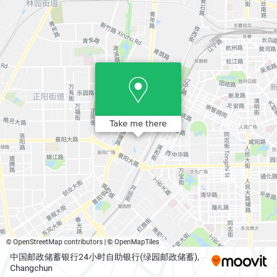 中国邮政储蓄银行24小时自助银行(绿园邮政储蓄) map