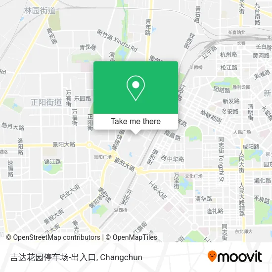 吉达花园停车场-出入口 map