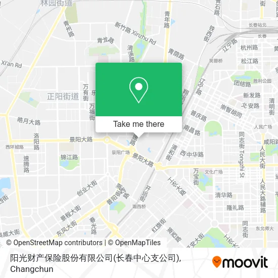 阳光财产保险股份有限公司(长春中心支公司) map