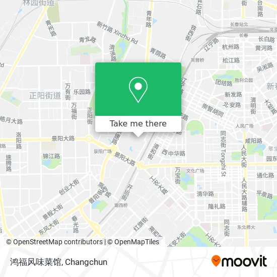 鸿福风味菜馆 map