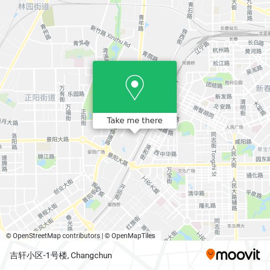 吉轩小区-1号楼 map