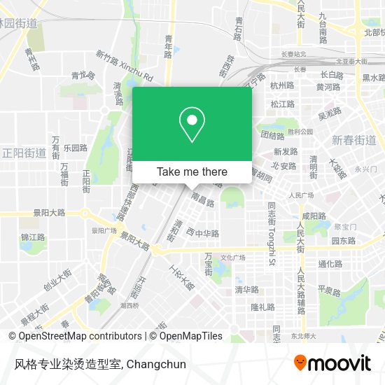 风格专业染烫造型室 map