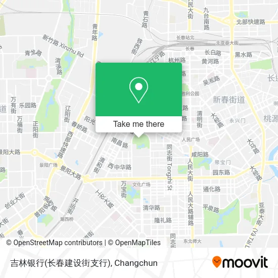 吉林银行(长春建设街支行) map