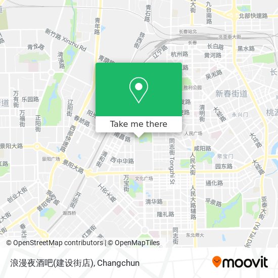 浪漫夜酒吧(建设街店) map