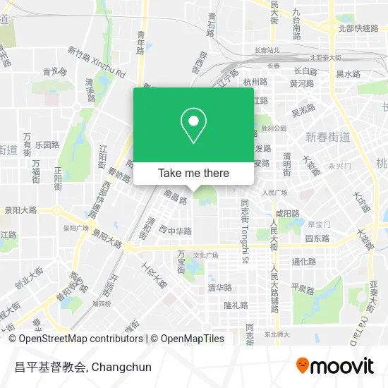 昌平基督教会 map