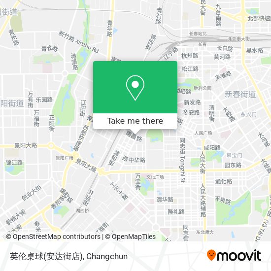 英伦桌球(安达街店) map