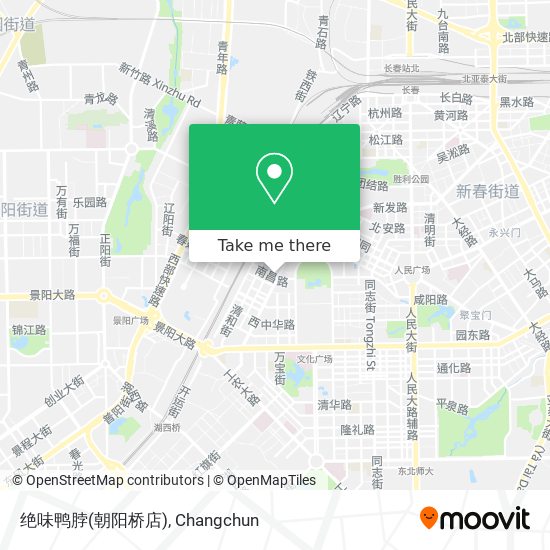 绝味鸭脖(朝阳桥店) map