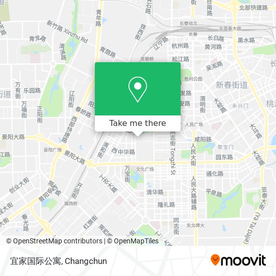 宜家国际公寓 map
