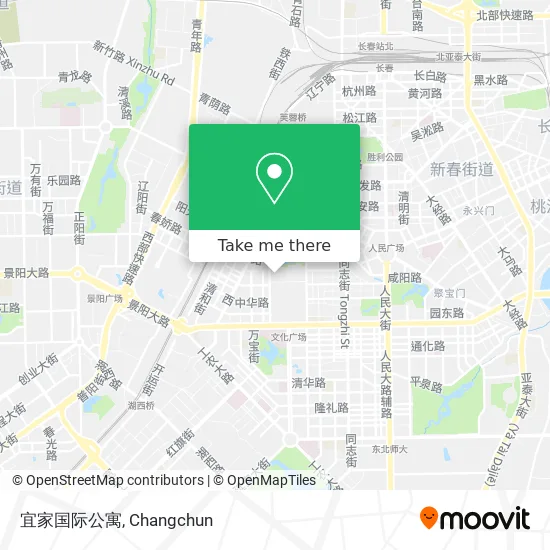 宜家国际公寓 map