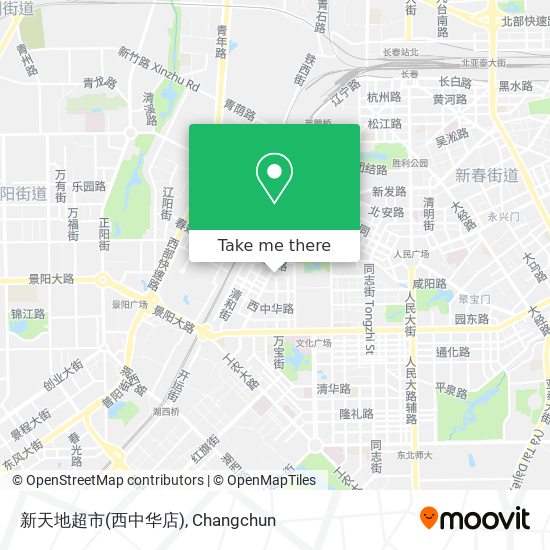 新天地超市(西中华店) map