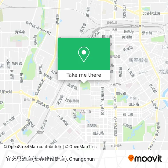 宜必思酒店(长春建设街店) map