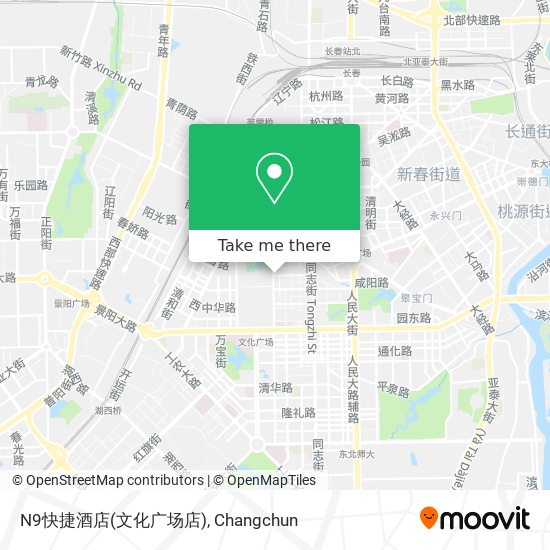 N9快捷酒店(文化广场店) map