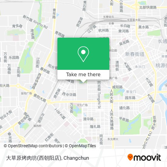 大草原烤肉坊(西朝阳店) map