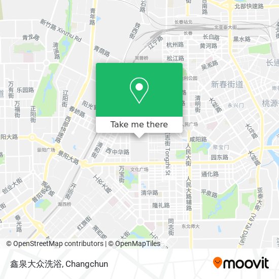 鑫泉大众洗浴 map
