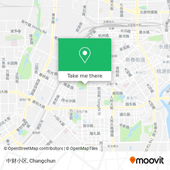 中财小区 map